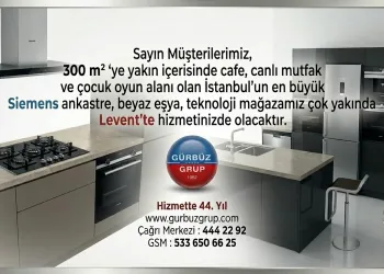 Gürbüz Grup’tan Levent’e Yeni Siemens Mağazası Geliyor