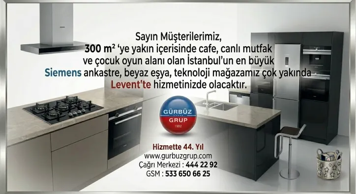 Gürbüz Grup’tan Levent’e Yeni Siemens Mağazası Geliyor